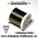 Bindegarn Metallic - Farbe: Schwarz / Gold -C-